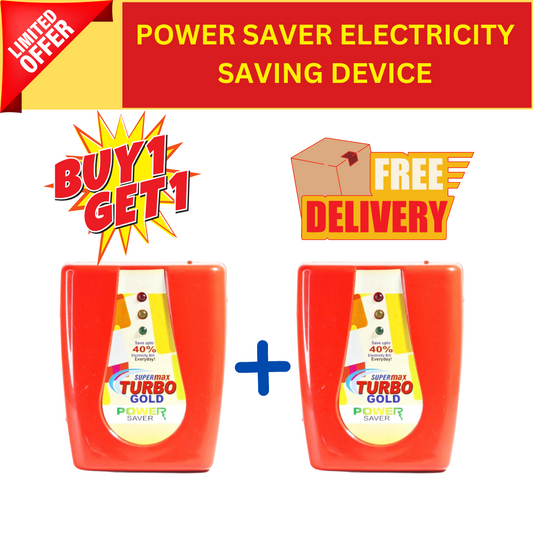 BUY 1 GET 1 FREE| Max Turbo Power Saver (Save Upto 40%Electricity Bill )